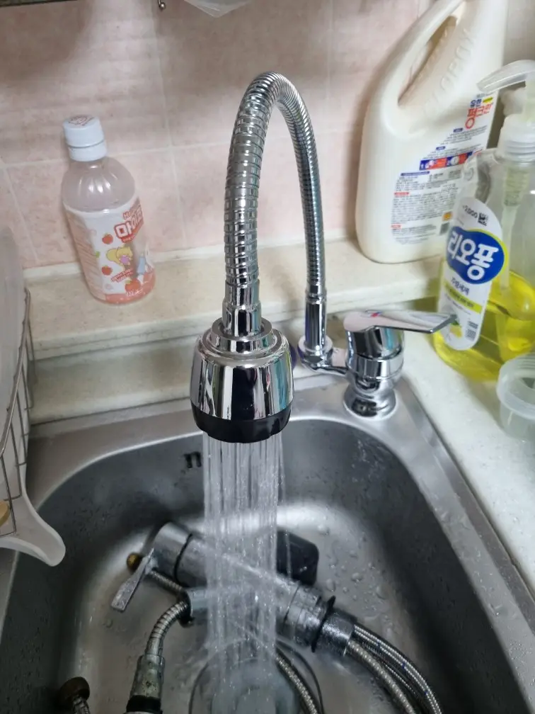 싱크대 수전 교체 14